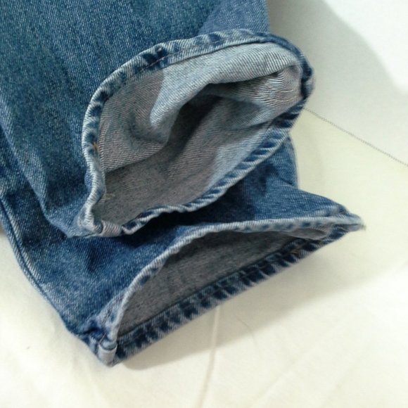 Wrangler mens jeans 38x34 Tall Blue Straight leg - Picture 8 of 8